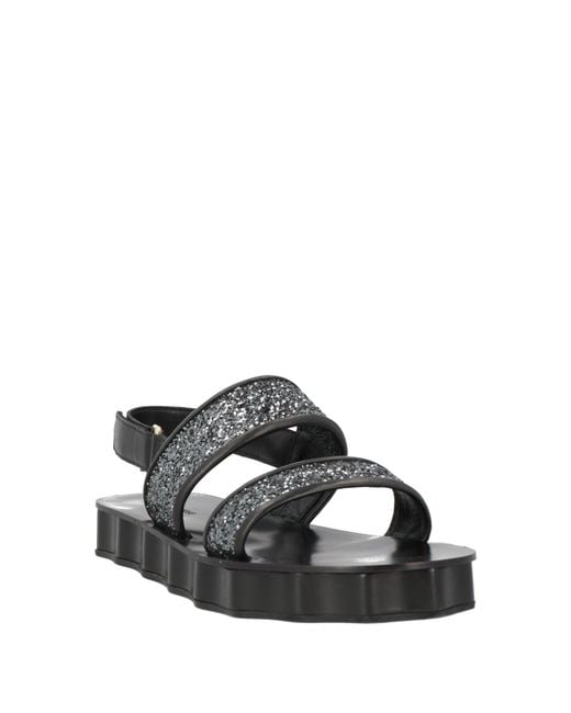 L'Autre Chose Black Sandals