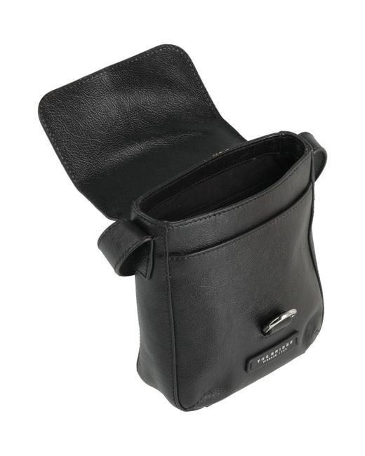 The Bridge Black Cross-Body Bag for men