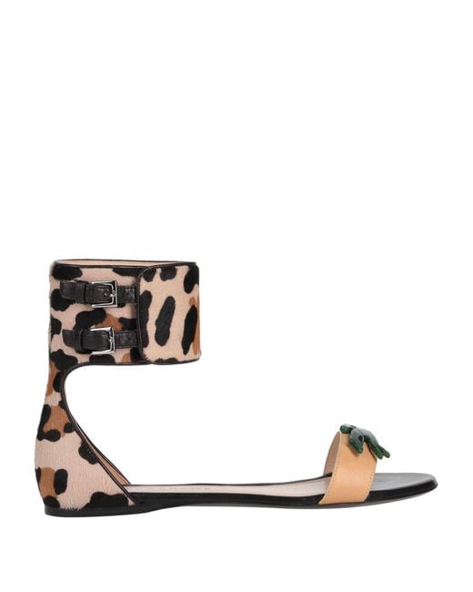 Longchamp Black Sandals