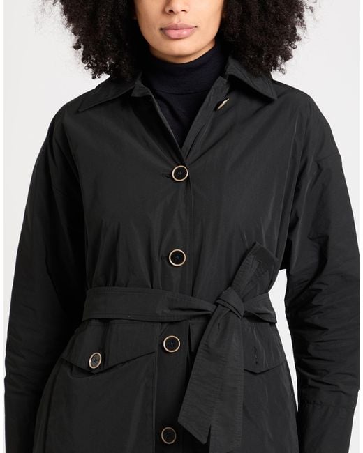 Herno Black Overcoats & Trench Coats