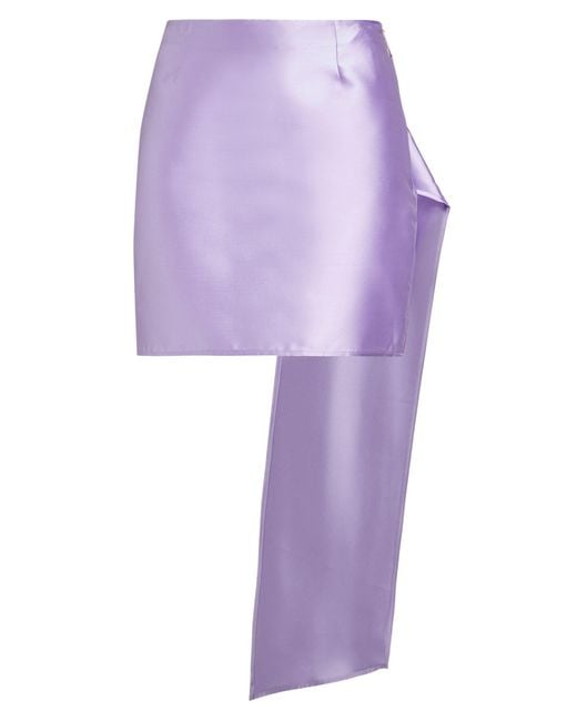 SIMONA CORSELLINI Purple Mini Skirt