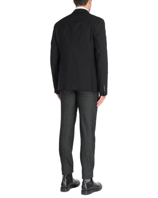 Dolce & Gabbana Black Blazer Virgin Wool, Elastane for men