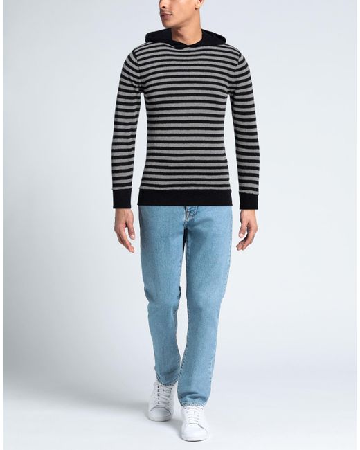 Pullover di Messagerie in Black da Uomo