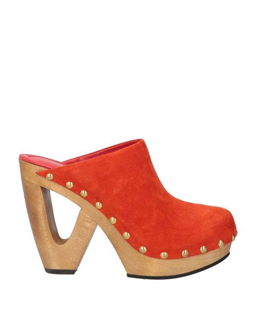 Tamara Mellon White Mules & Clogs