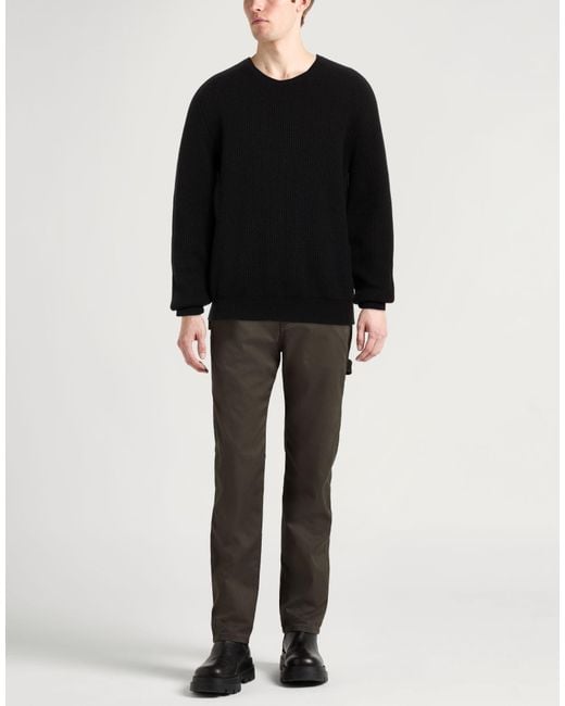 PT Torino Black Sweater Virgin Wool, Cashmere for men