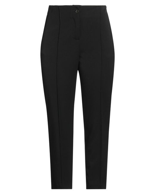 ALESSIA SANTI Black Pants Polyester, Viscose, Elastane