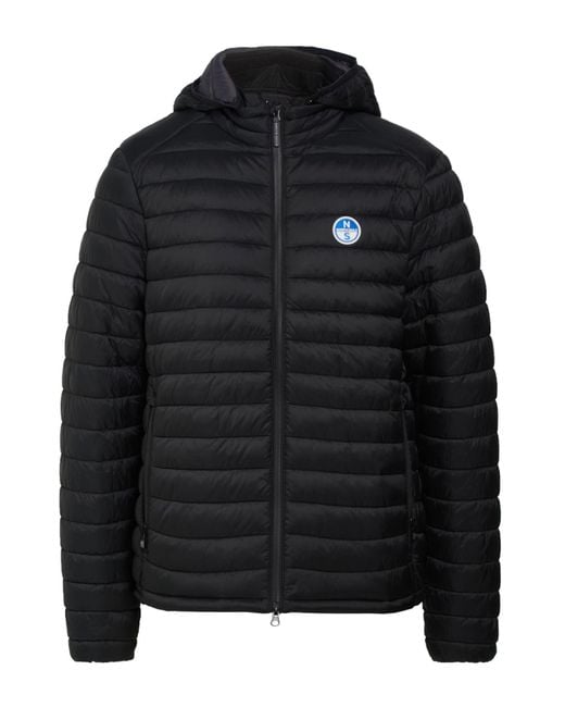 North Sails Black Puffer Nylon for men
