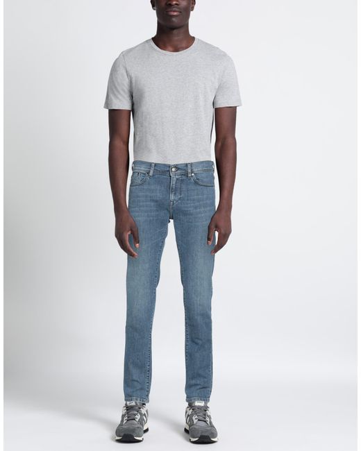 0/zero Construction Blue Jeans Cotton, Elastane for men