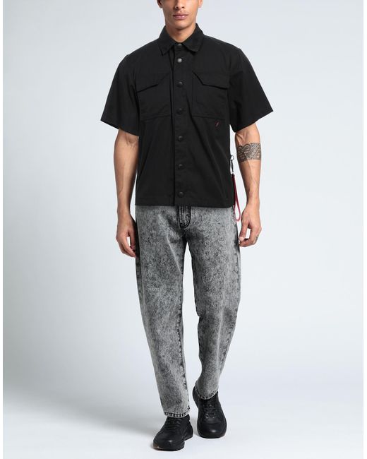 AFTER LABEL Black Shirt for men