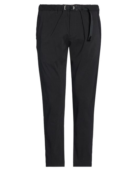 White Sand Black Pants Rayon, Nylon, Elastane for men