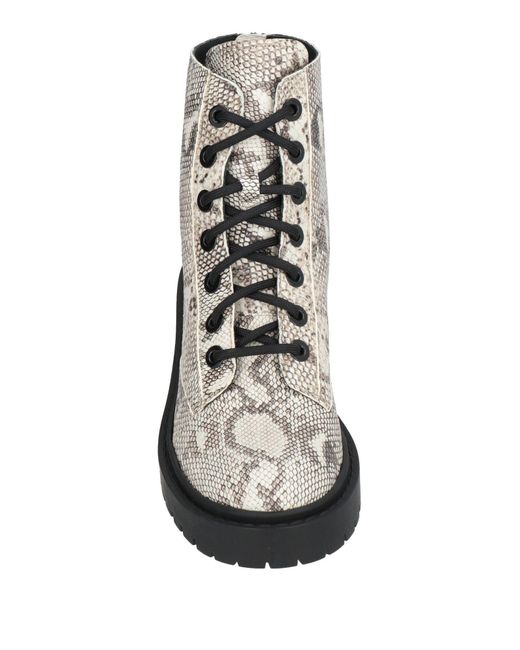 KENZO Natural Ankle Boots Leather