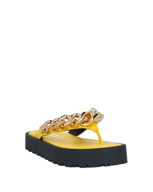 Versace Yellow Thong Sandal