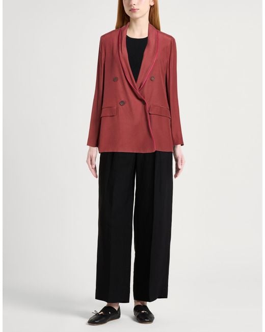 Maliparmi Red Blazer Viscose