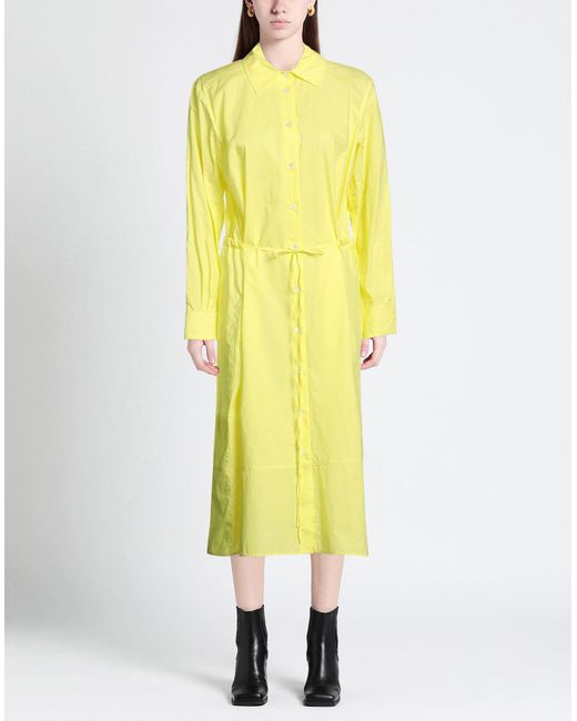 Jucca Yellow Midi Dress