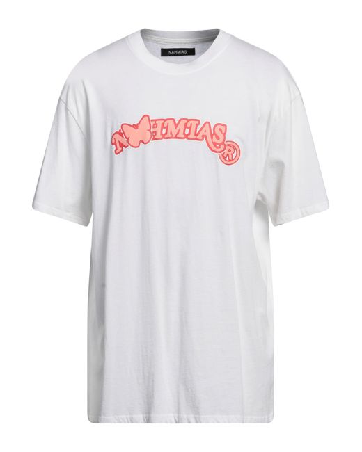 NAHMIAS White T-shirt for men