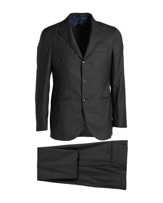 Barba Napoli Black Suit for men