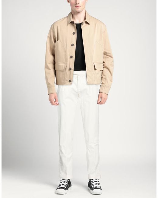 Briglia 1949 White Pants Cotton, Elastane for men