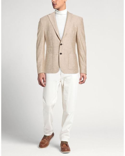 Fradi Natural Blazer Cotton, Linen for men