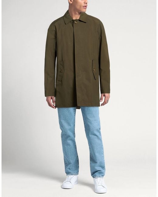 Baracuta Green Overcoat & Trench Coat for men