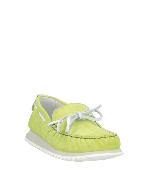 Voile Blanche Yellow Loafers Leather