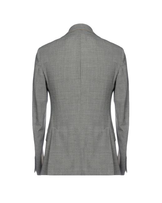 Eleventy Gray Blazer Polyester, Wool, Elastane for men