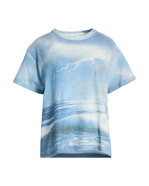 ERL Blue T-Shirt for men