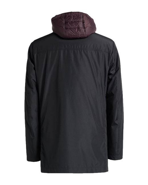 Abrigo Canali de hombre de color Black