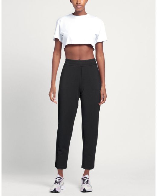 ARMANI EXCHANGE Black Pants Polyester, Cotton, Modal, Elastane