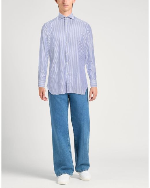 Camicia di Truzzi in Blue da Uomo