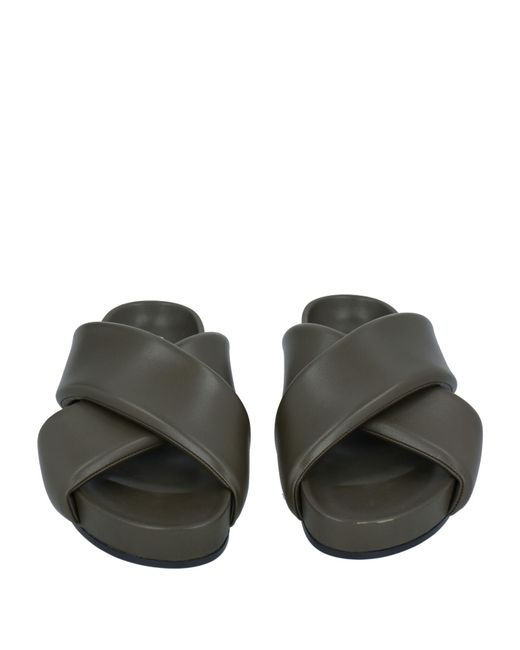 Jil Sander Green Sandals for men