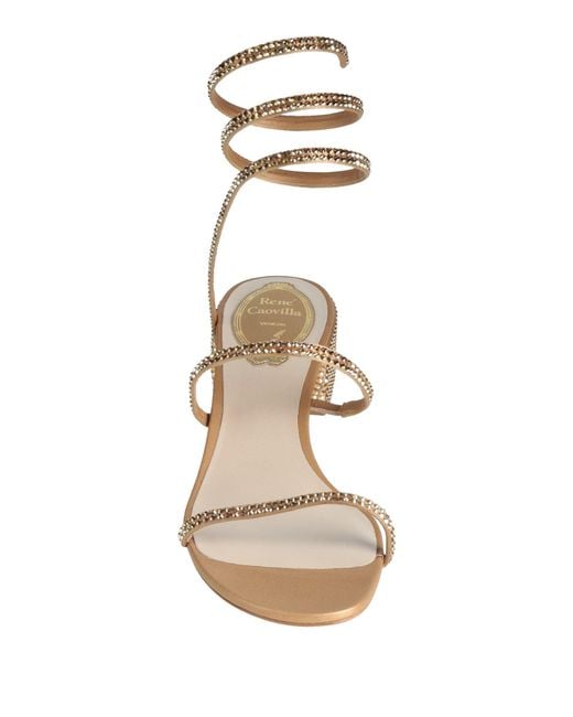 Rene Caovilla Metallic Sandals