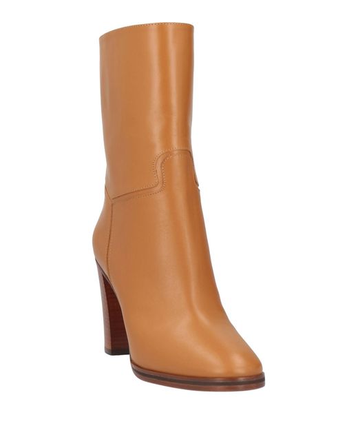 Victoria Beckham Brown Ankle Boots