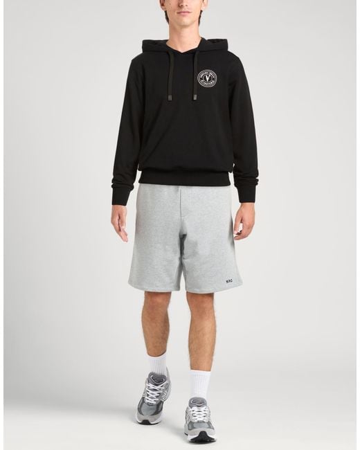 Versace Jeans Couture Black Sweatshirt Cotton for men