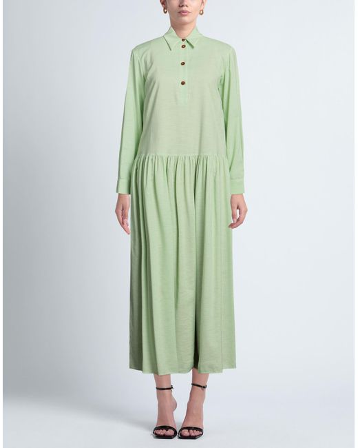 Alysi Green Maxi-Kleid