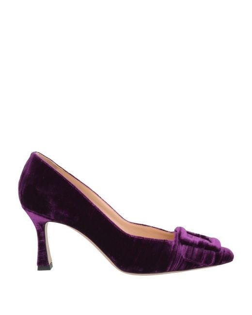 FRANCESCO SACCO Purple Pumps