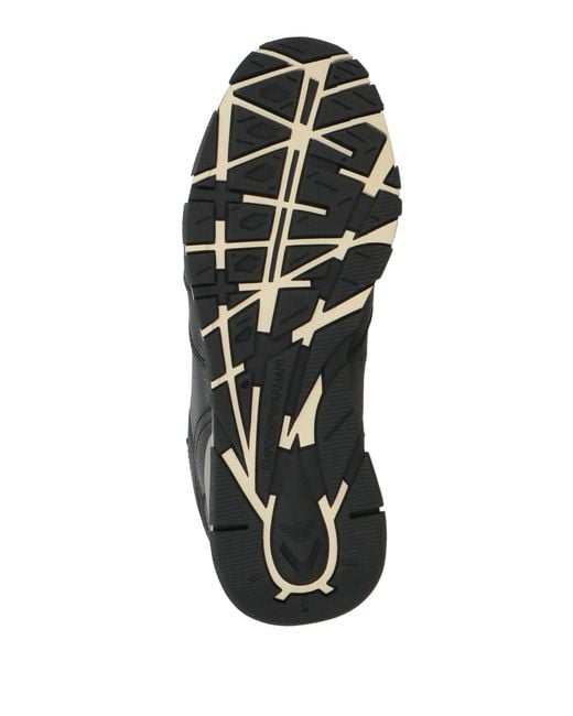 Emporio Armani Black Trainers for men