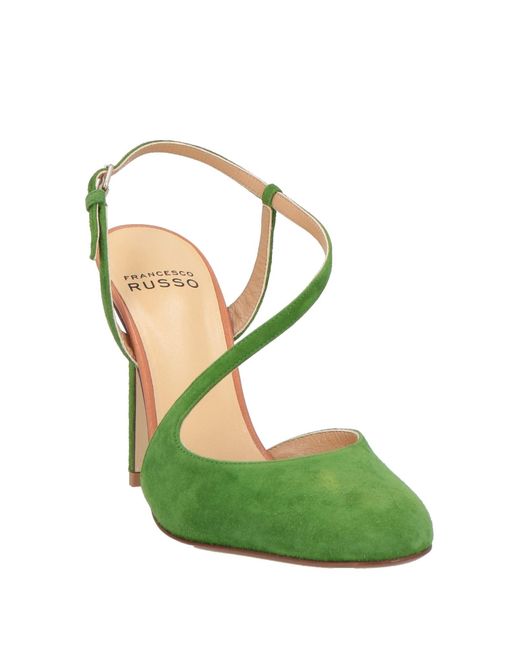 Zapatos de salón Francesco Russo de color Green
