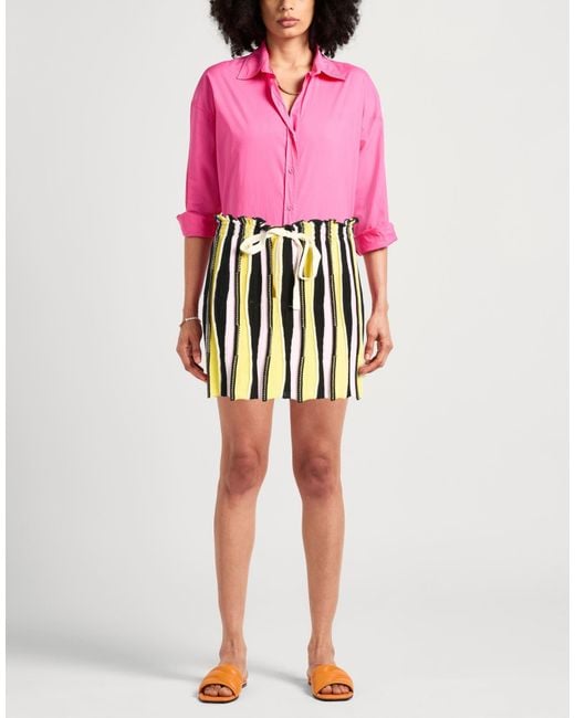 Mini-Jupe MSGM en coloris Black
