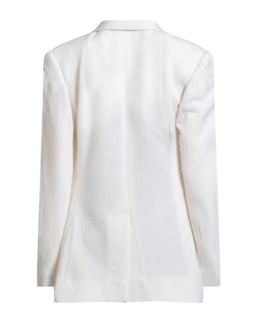 Chloé White Blazer Virgin Wool, Cashmere