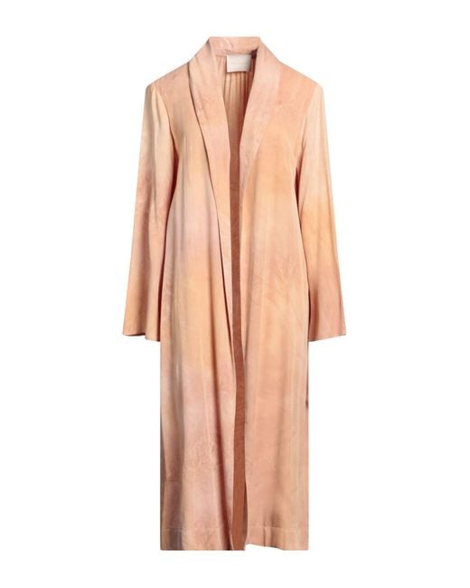 Momoní Pink Overcoat & Trench Coat