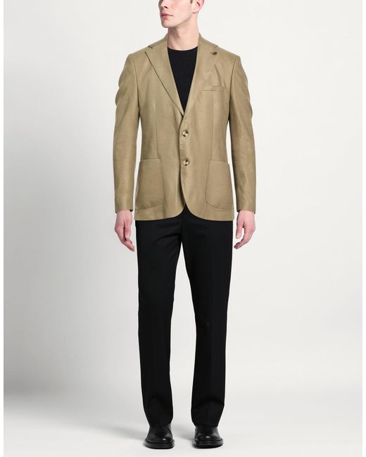 SUIT SARTORIA Natural Blazer Linen, Ecovero Viscose, Pes, Elastane for men