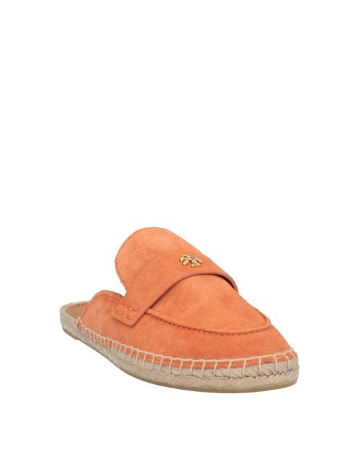Tory Burch Orange Espadrilles