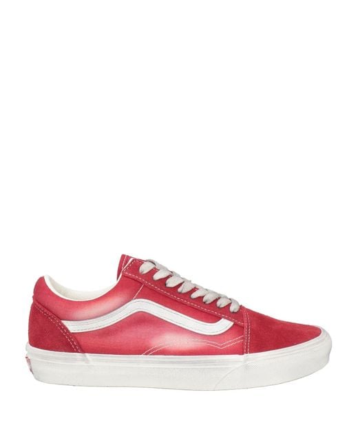 Vans Pink Sneakers Leather for men