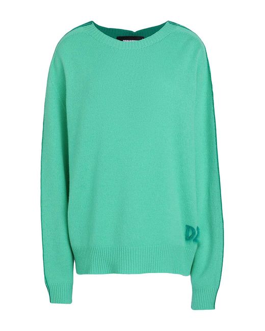 DSquared² Green Emerald Sweater Wool, Cashmere