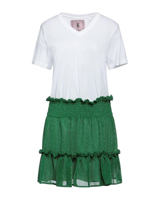 Le twins Green Mini Dress