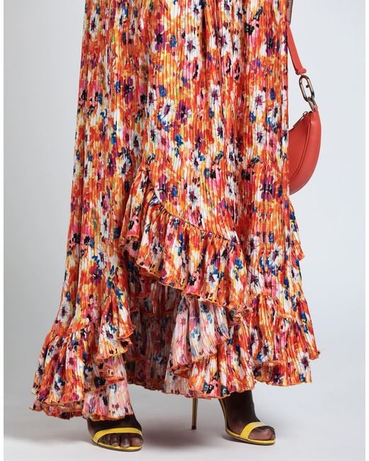 MSGM Red Maxi Dress