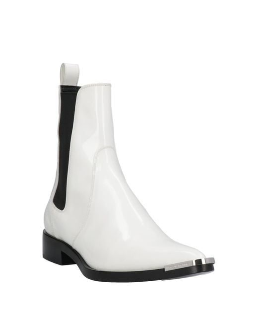 Rabanne White Ankle Boots