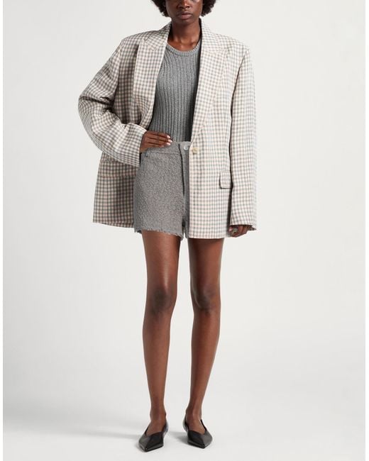 IRO Gray Shorts & Bermuda Shorts