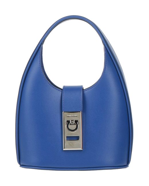 Ferragamo Blue Handbag