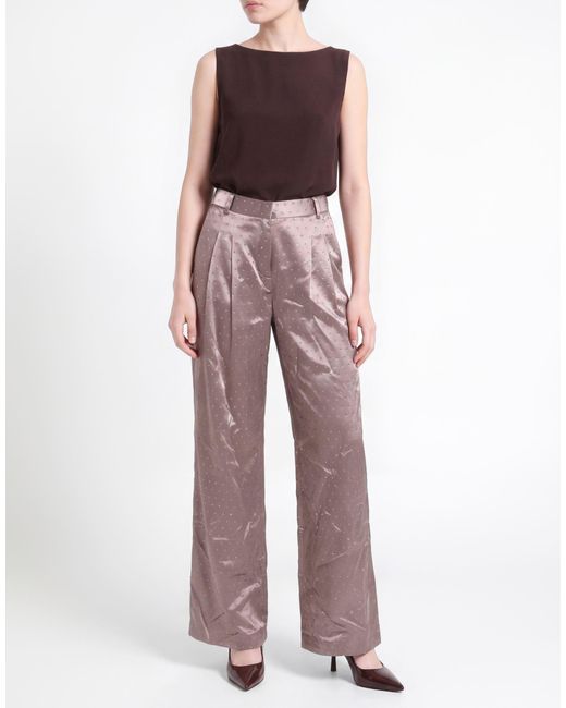 ANDAMANE Brown Pants Viscose